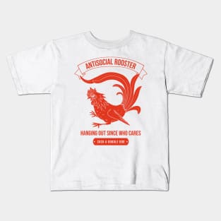 Antisocial Rooster Kids T-Shirt